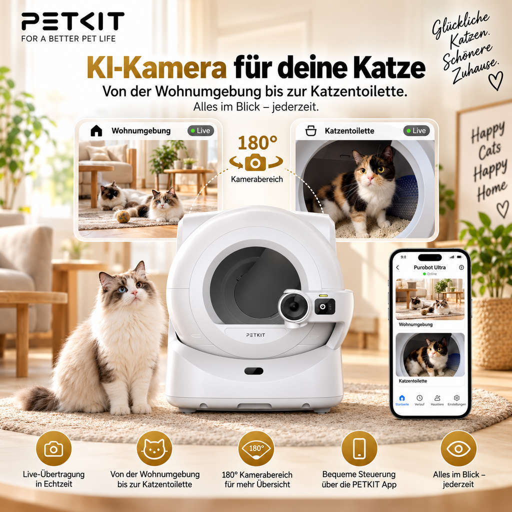 PETKIT PUROBOT ULTRA – Automatische Katzentoilette