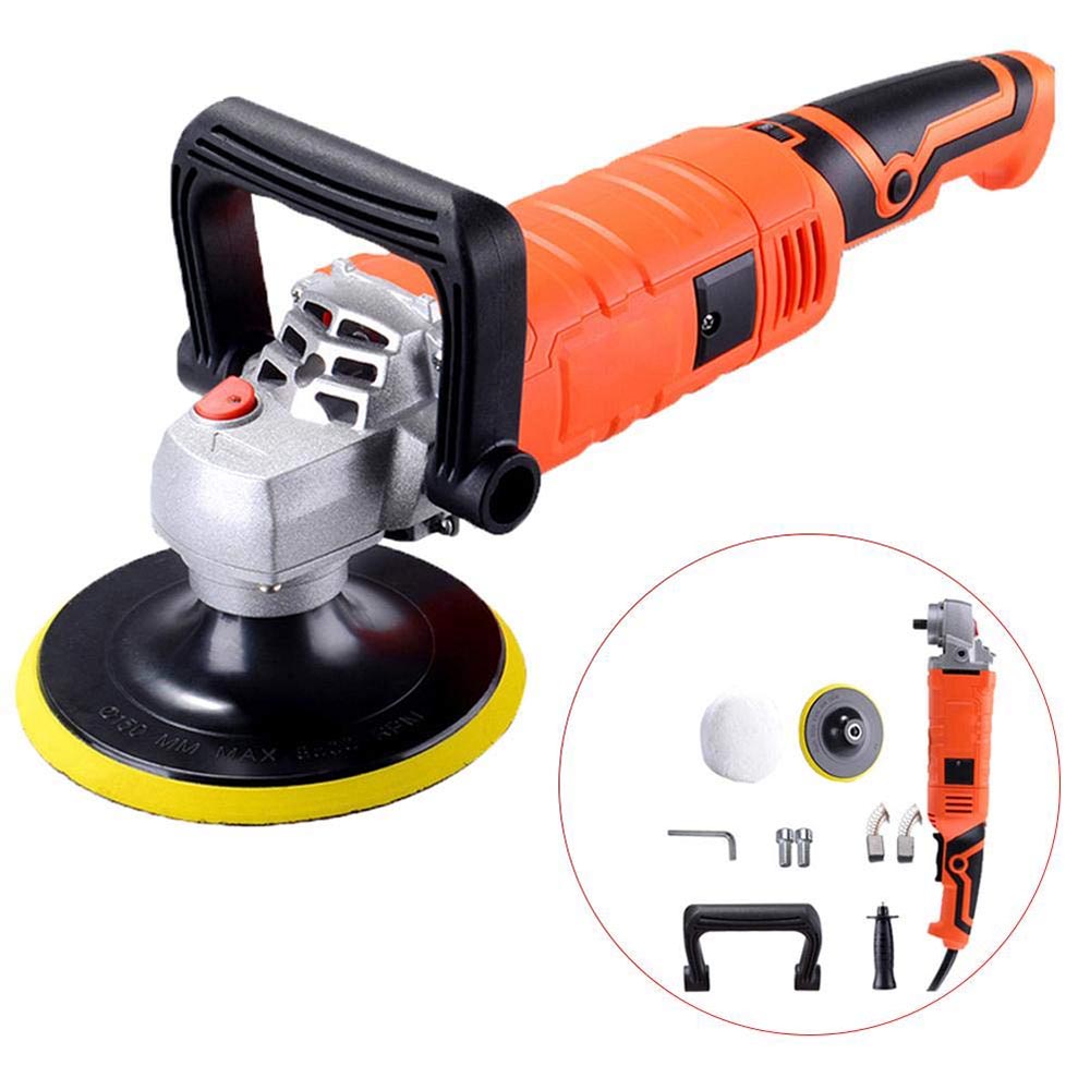 Elektrische Poliermaschine Auto Autopolierer 1200W Lackaufbereitung Polierteller & Zubehör